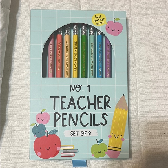 Other - No. 1 Teacher Pencils Set of 8 by